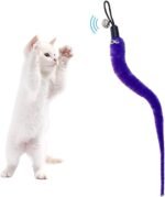 20 Pcs Cat Worm Replacement Toy, Interactive Cat Wand Toy Refills, Assorted Teaser Refills with Bells, Kitten Wands Toy for Indoor Cats Training Exerciser - Image 4