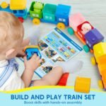 Learning Toy for Toddlers 1 2 3 Years Old, Farm Train Incloud 9 Farm Animals and 1 Farmer, Matching & Sorting Montessori Learning Toys, Christmas Birthday Gift for Baby Boys Girls - Image 7