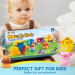 Learning Toy for Toddlers 1 2 3 Years Old, Farm Train Incloud 9 Farm Animals and 1 Farmer, Matching & Sorting Montessori Learning Toys, Christmas Birthday Gift for Baby Boys Girls - Image 9