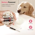 Petbobi Interactive Dog Toys for Boredom - Moving Dog Toy for Stimulating Play, Pet Plush Squeaky Dog Toys for Small Medium Dogs with 4 Batteries, Pink - Image 7