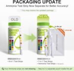 AAwipes Aquarium Ammonia Test Strips 8-in-1 |100 Strips | Quick & Accurate Water Testing for Freshwater & Saltwater Tanks -Test pH, Carbonate, Alkalinity, Hardness, Chlorine, Nitrite, etc. (K02-100) - Image 4