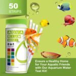 AAwipes Aquarium Ammonia Test Strips 8-in-1 |100 Strips | Quick & Accurate Water Testing for Freshwater & Saltwater Tanks -Test pH, Carbonate, Alkalinity, Hardness, Chlorine, Nitrite, etc. (K02-100) - Image 8