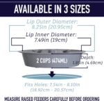 Leashboss Slow Feeder Dog Bowls - Cup Maze Puzzle Food Bowl with Feeder Holes, Fits into Elevated Pet Feeders - Slow Eating for Large, Medium & Small Sized Breeds - Image 3