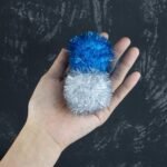 AUEAR, 12 Pack 2 Inch Sparkle Ball Shiny Tinsel Pom Poms Interactive Balls Cat Toy for Kittens Red Green Purple Gold Sliver Blue - Image 9
