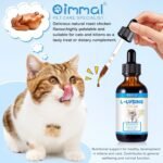 Liquid Lysine for Cats - Immune Health Support, Respiratory Function Booster, Skin & Coat Enhancer, Healthy Eyes Promoter - 60ml Bottle, Roast Chicken Flavor - Image 7