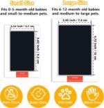4-Pack Baby Inkless Hand and Footprint Kit Paw Nose Print Kit for Dogs Cats Pets Clean Touch Ink Pad for Baby Pets Newborn Keepsake Mess-Free Ink Pad - Image 8