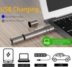 Cat Toy for Indoor Cats,Cat Toy Light Interactive Chaser Exercise,7-in-1 Pet Interactive Toy, USB Rechargeable, Puppy Training Tool,Stylish Silver Design - Image 3