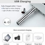 Cat Toy for Indoor Cats,Cat Toy Light Interactive Chaser Exercise,7-in-1 Pet Interactive Toy, USB Rechargeable, Puppy Training Tool,Stylish Silver Design - Image 5