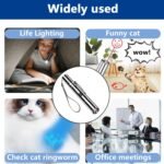 Cat Toy for Indoor Cats,Cat Toy Light Interactive Chaser Exercise,7-in-1 Pet Interactive Toy, USB Rechargeable, Puppy Training Tool,Stylish Silver Design - Image 7