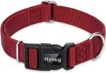 Hyhug Pets Classic Regular Comfortable and Sturdy Nylon Dog Collar - Solid Color,Easy to Get On&Off. (Large, Red) - Image 9