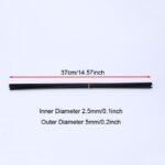 10 Pack Cat Interactive Toy Wand Replacement Rod 15'' DIY Kitten Teaser Plastic Tube Stick for Kitty Charmer Ribbon String Rainbow Strap Feather Plush Pet Cats Chaser Refills Bell - Image 3