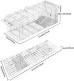 Rat Trap Humane Animal Live Cage, Mouse Traps No Kill Live Catch and Release One - Reusable,Mice,Chipmunks,Squirrels,Weasel and More Rodents Mousetrap Trap for Indoor Outdoor Use - Image 3