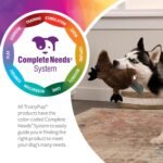 TrustyPup Strong 'N Silent Platypus Silent Squeak Plush Dog Toy, Chew Guard Technology - Brown, Large - Image 8