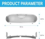 SUW Cat Litter Box Toilet Door Accessory Parts for Self Cleaning Robot Box, Grey Toilet Bin Replacement Part [Suitable for Automatic Litter Box Numbered B0001-B9999] - Image 4