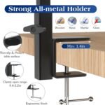 Pawaboo Dog Grooming Table Arm With Clamp, 35" Stand and Free Two No Sit Haunch Holder With Loop, Foldable for Small Medium Pet, Groomer Partner - Image 4