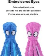 Dog Squeaky Toys Octopus - No Stuffing Crinkle Plush Dog Toys for Puppy Teething, Durable Interactive Dog Chew Toys for Small, Medium and Large Dogs Training and Reduce Boredom, 2 Pack - Image 6