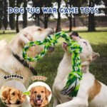 [3 Pack] Dog Rope Toys, Indestructible Dog Toys for Large and Medium Aggressive Chewers, Heavy Duty Dog Rope Toy for Large Breed, Cotton Tug of War Dog Chew Toys for Boredom, Teeth Cleaning - Image 7