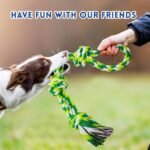 [3 Pack] Dog Rope Toys, Indestructible Dog Toys for Large and Medium Aggressive Chewers, Heavy Duty Dog Rope Toy for Large Breed, Cotton Tug of War Dog Chew Toys for Boredom, Teeth Cleaning - Image 8