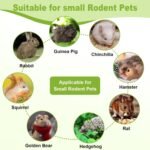 100PCS Timothy Hay Sticks for Rabbits Guinea Pigs Chinchillas Chew Treats, Natural Timothy Grass Molar Teeth Stick Bunny Chew Toys for Rabbits Chinchillas Guinea Pigs Hamsters Rodents - Image 8