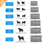 VERZEY Large Dog Bed Mat Crate Pad Fit 42'' Metal Dog Crates,Ultra Soft Dog Crate Bed Washable & Anti-Slip Kennel Pad for Dogs Cozy Sleeping Mat,Gray 42L x28W x1H Inches - Image 3