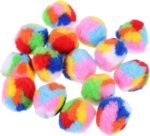 Ipetboom 20Pcs Rainbow Yarn Cat Balls Toy for Indoor Cats - Interactive Kitten Play Plush Balls 1.37 Inch Lightweight Cat Chewing and Chasing Toys - Image 10