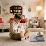 Upgraded Elevated Cat Bowls with Food Mat,15°Tilted Stand Anti Vomiting Raised Cat Dishes for Food and Water,2 Stainless Steel Bowls for Cats and Puppy - Image 8