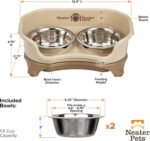 Neater Feeder - Express Model - Mess-Proof Cat & Dog Bowls – Made in USA – Elevated, No Spill, Non-Tip, Raised Stainless Steel Food & Water Bowls - Image 9