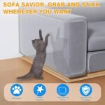 Cat Scratch Protector - Couch Protectors from Cat Scratching, 11.8" x 196.9" Couch Protector and Sofa Protector - Image 4