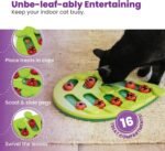 Catstages Buggin' Out Puzzle & Play, Interactive Treat Puzzle Cat Toy, Green - Image 4