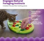Catstages Buggin' Out Puzzle & Play, Interactive Treat Puzzle Cat Toy, Green - Image 5