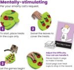 Catstages Buggin' Out Puzzle & Play, Interactive Treat Puzzle Cat Toy, Green - Image 6