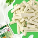 60g Cat Grass Teething Sticks with Goat Milk Favor, Edible Freezed-Drying Cat Grass Treats, Cat Snack Sticks for Hairball Removal and Dental Care - Image 8