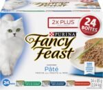 Fancy Feast Seafood Supper Wet Cat Food, Pate Variety Pack 3 Flavours - 85 g Can (24 Pack) - Image 3