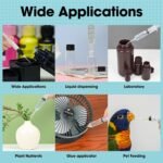 10 Pack 10ml Luer Lock Syringe with Cap and Soft Plastic Tube, Individually Wrapped, Suitable for Pet Feeding, Liquids Measuring Ink Dispensing - Image 8