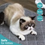 Conlun Cat Litter Mat Litter Trapping Mat, 61 x 43 cm, Premium Durable PVC Grid Mesh with Scatter Control, Non-Slip, Less Waste Cat Litter Box Mat, Urine Waterproof, Washable Easy Clean - Image 8