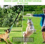 Spring Pole Dog Rope Toys, Dog Interactive Tether Tug of War Toy, Indoor/Outdoor Bungee Hanging Toy for Exercise and Solo Play for Small Medium to Large Dogs - Image 8