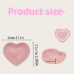 3 Pcs Hamster Ceramic Food Bowl, Turning Food Water Dish for Hamster Gerbil Hedgehog Rat Rodent (Green +Pink+Blue) - Image 3