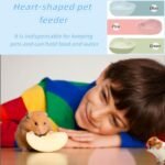 3 Pcs Hamster Ceramic Food Bowl, Turning Food Water Dish for Hamster Gerbil Hedgehog Rat Rodent (Green +Pink+Blue) - Image 7