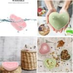 3 Pcs Hamster Ceramic Food Bowl, Turning Food Water Dish for Hamster Gerbil Hedgehog Rat Rodent (Green +Pink+Blue) - Image 10