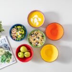 vancasso Bonita 27 Oz Cereal Bowls Set of 6, Ceramic Bowls, 6 Inch Soup Bowls, Dishwasher & Microwave Safe - Image 8