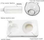 Marchul Tilted Cat Bowl Set for Food and Water, Food Feeding Raised Dishes for Puppies - Image 6