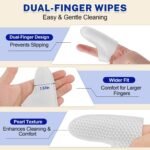 Cat Acne Chin Treatment – Dual-Finger Wipes for Feline Acne&Blackheads,Natural No-Rinse Formula,Gentle Skincare for Sensitive Cat Chin (60pcs) - Image 5