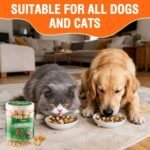 100g Freeze-Dried Salmon Cats Treats,High-Protein,Grain-Free,Crunchy Cat Treats,Single Ingredient Salmon Dog Treat Bite-Sized Pieces,for Cats' Skin and Coat Health - Image 7