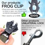 Heavy Duty Tactical Dog Leash with Quick Release Carabiner and Highly Reflective Threads,4-6FT Power Stretch Dog Leash for Medium Large Dogs (Army Green) - Image 5