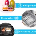 20-Pack Reusable Double Compartment Snack Containers with Lids - BPA-Free PP Meal Prep Bento Boxes for Kids Lunch, Fruit & Dips, Microwave/Dishwasher Safe - Image 5