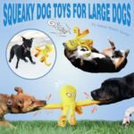LEGEND SANDY Tough Dog Toys, Stuffed Chew Large Dog Toys to Keep Them Busy, Interactive Squeaky Tug of War Doggie Toy, Crinkle Yellow Octopus - Image 7