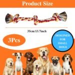 3PCS Small Dog Rope Toys: 35cm Puppy Chew Toy for Teething & Dental Care - 100% Cotton Tug of War Rope for Boredom Relief - Interactive Toy for Medium and Small Dogs (Random Colors) - Image 3
