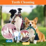 3PCS Small Dog Rope Toys: 35cm Puppy Chew Toy for Teething & Dental Care - 100% Cotton Tug of War Rope for Boredom Relief - Interactive Toy for Medium and Small Dogs (Random Colors) - Image 5