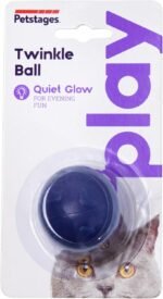 Petstages Twinkle Ball Quiet Nighttime Light Up Cat Ball Toy - Image 3
