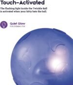 Petstages Twinkle Ball Quiet Nighttime Light Up Cat Ball Toy - Image 5